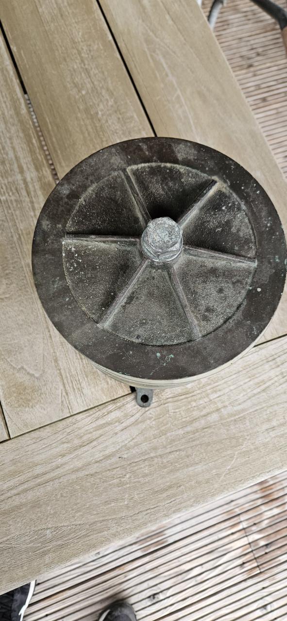 Antieke messing scheepslamp