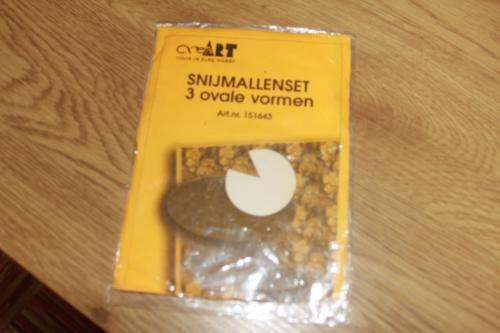 3 ovale snijmallen