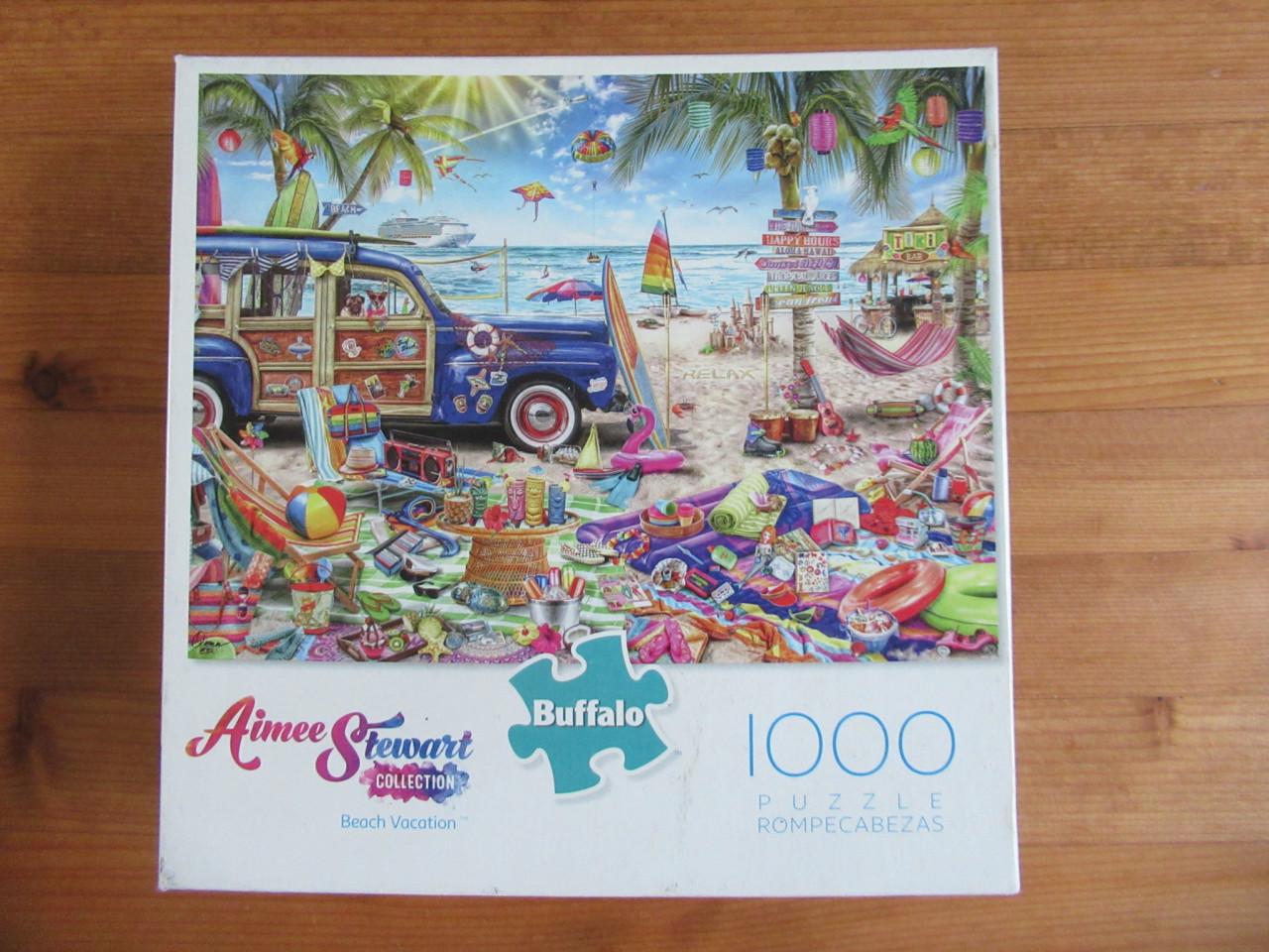 Leuke volledige puzzel van 1000 stukjes.