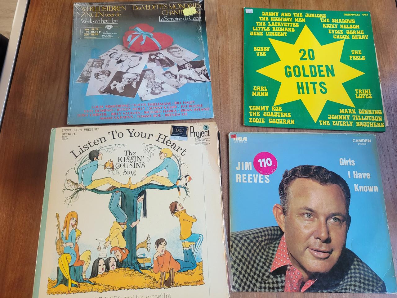 24 mooie LP's jaren '60 en '70.