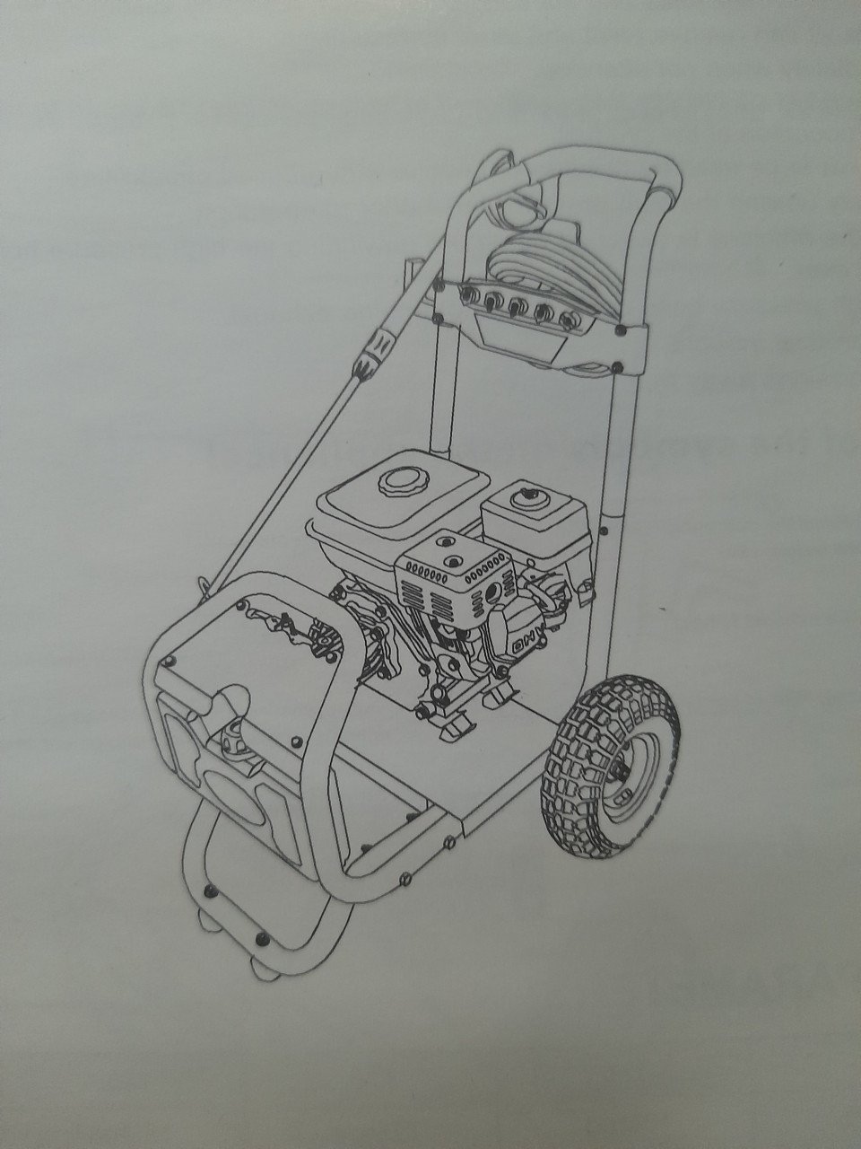 Gasoline high pressure washer (NIEUW)