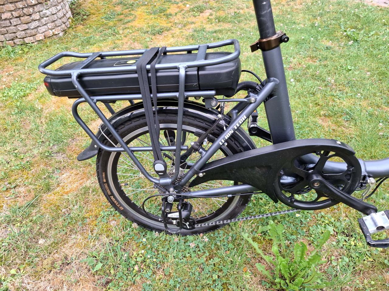 Veloci elektrische mini vouwfiets.
