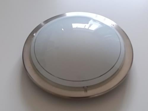 Plafondlamp - Metaal met glazen kap - Ø30cm