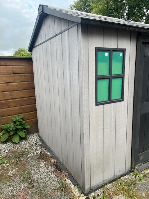 TEAB kunststof berging /schuur / tuinhuis Keter Oakland
