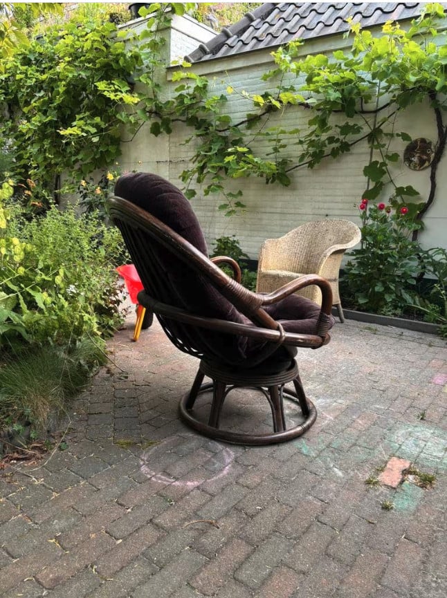 Rotan vintage fauteuil