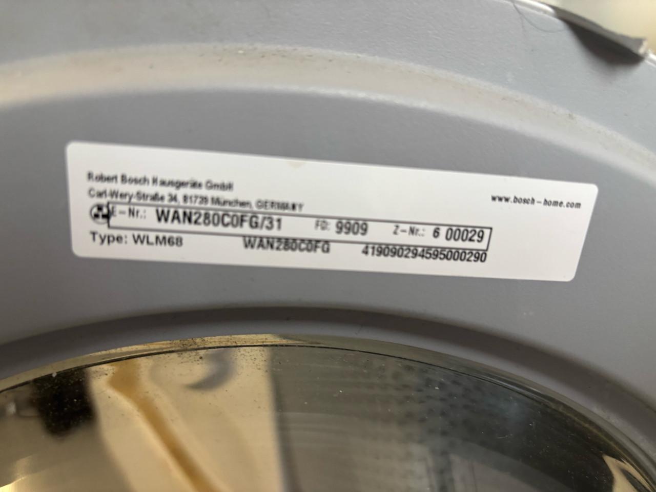 Wasmachine en droger Bosch