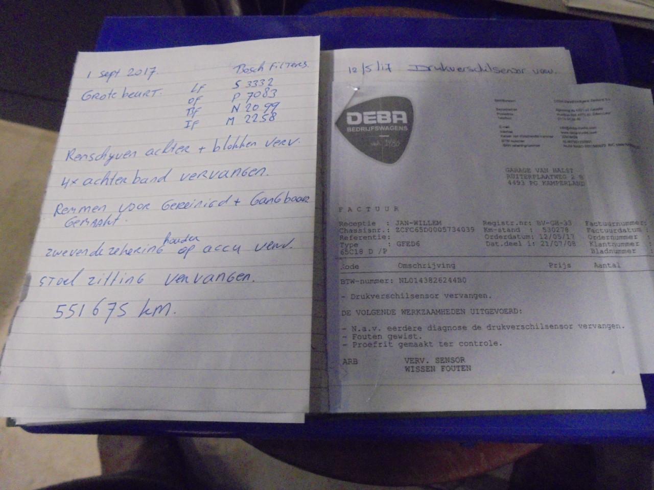 IVECO Vrachtwagen type 65c18d Euro 4 met 636.108 Km zeer goed onderhouden!!