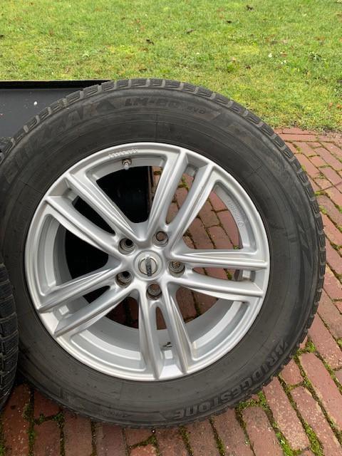 Winterbanden incl velgen Nissan X-trail 2015