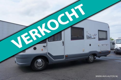 Fiat Ducato burstner 2.5 tdi, integraal/ vast bed/ fietsendrager