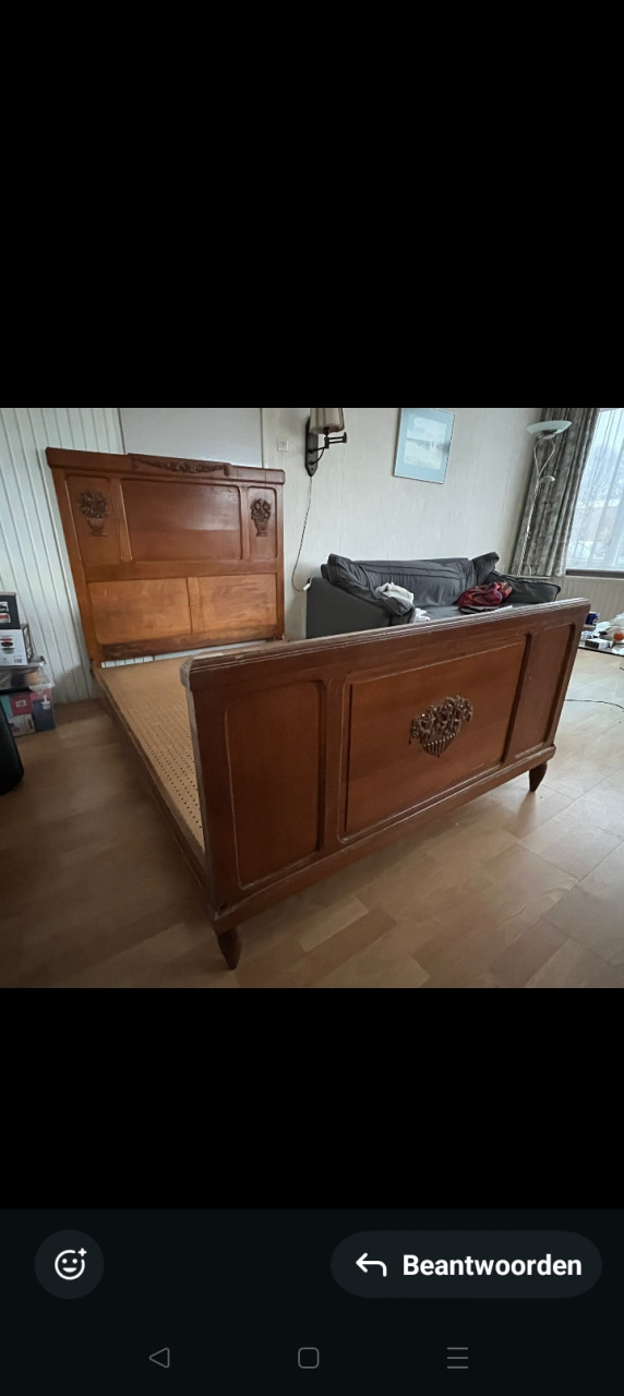 Bed uit grootmoederstijd