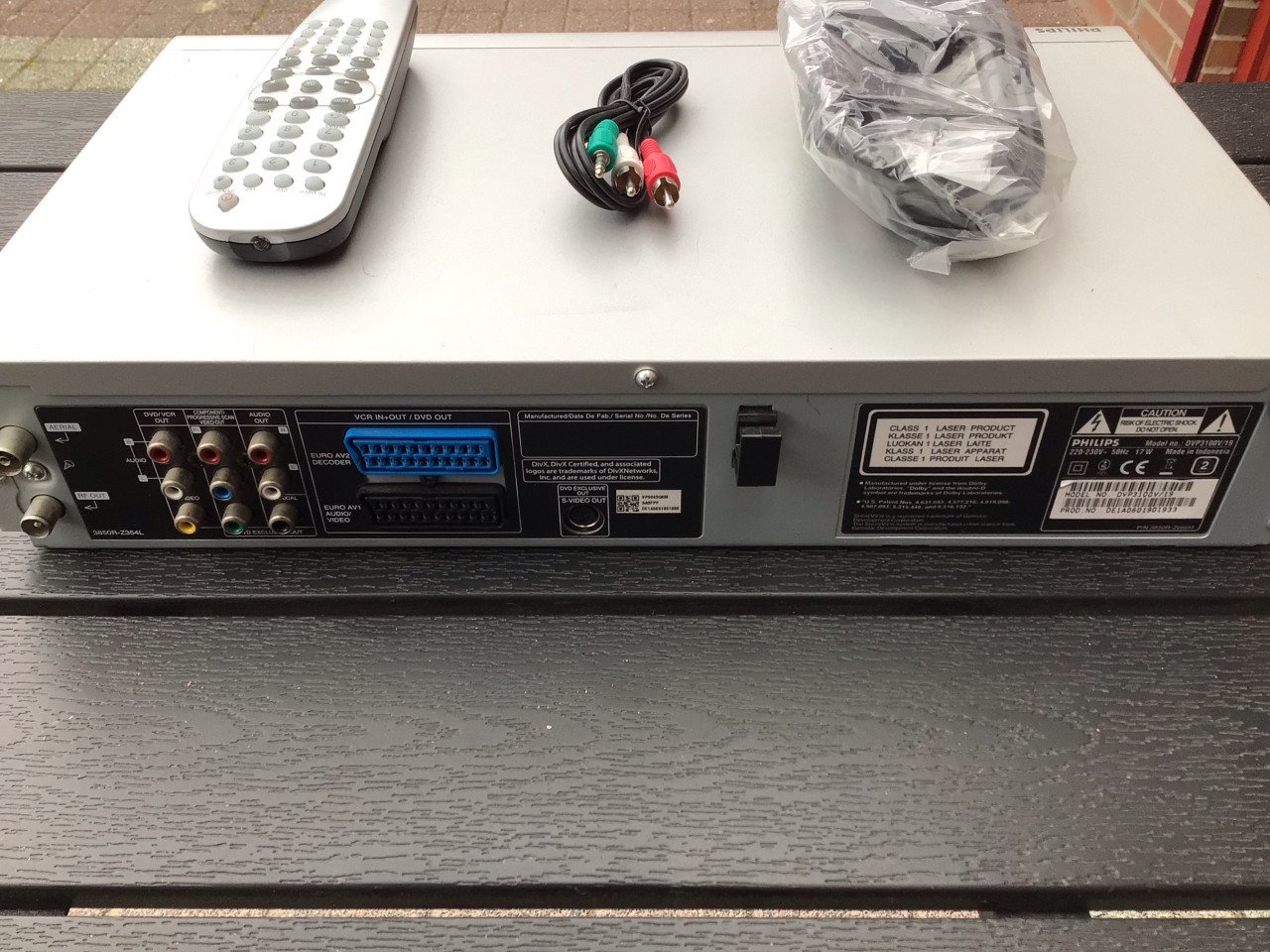 Philips videorecorder met dvd speler