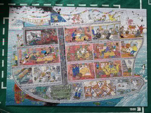 Jan van Haasteren puzzel    CRUISESCHIP