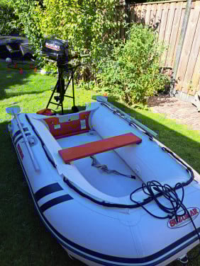 Zodiak suzumar met 5 pk motor