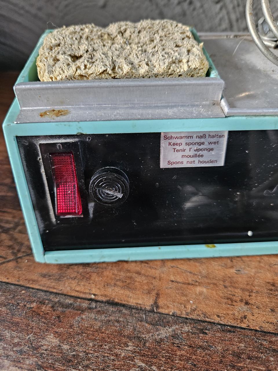 Vintage werkende Weller Soldeerstation met Soldeerbout