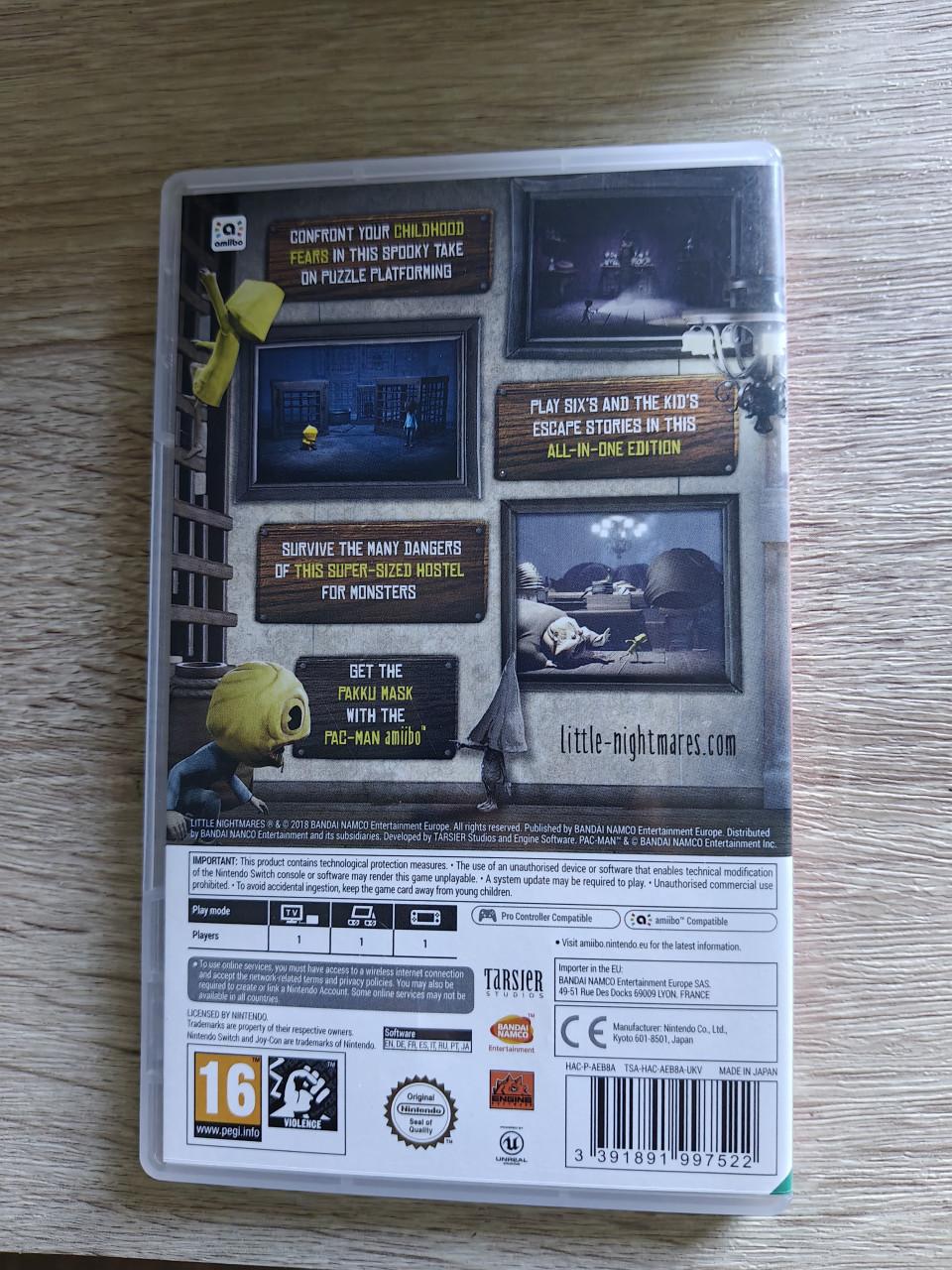 2 maal Nintendo games little nightmare