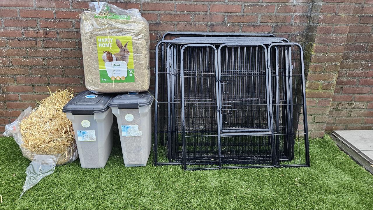 Konijnenhok + ren + allerlei