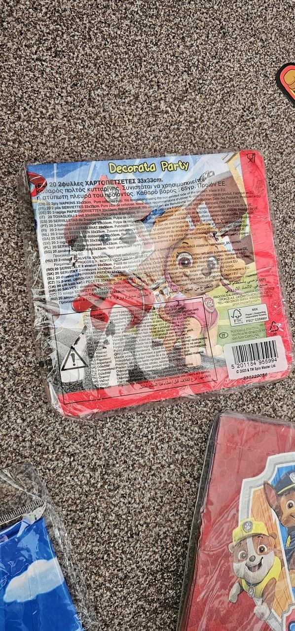 Paw patrol feestartikelen