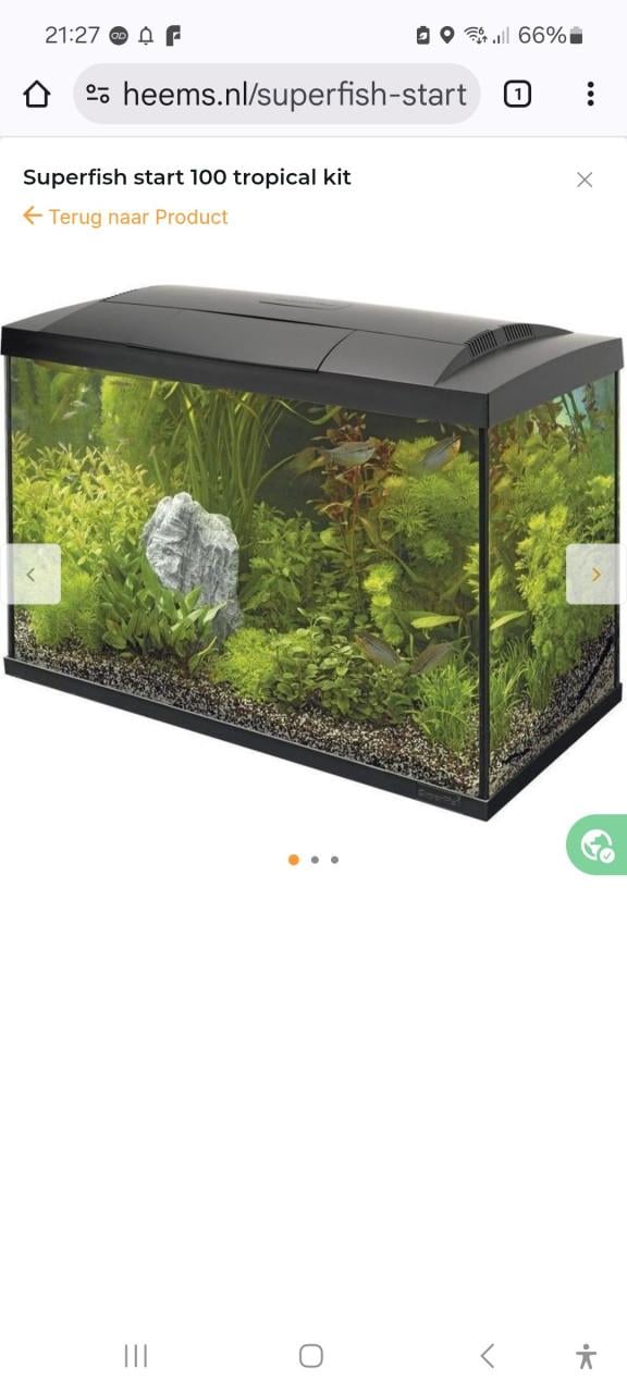 Superfisch start 100 tropical kit