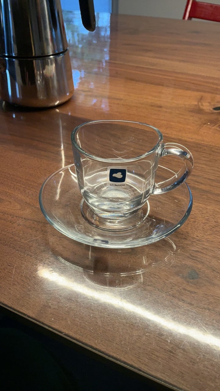 Percolator met 2 kopjes
