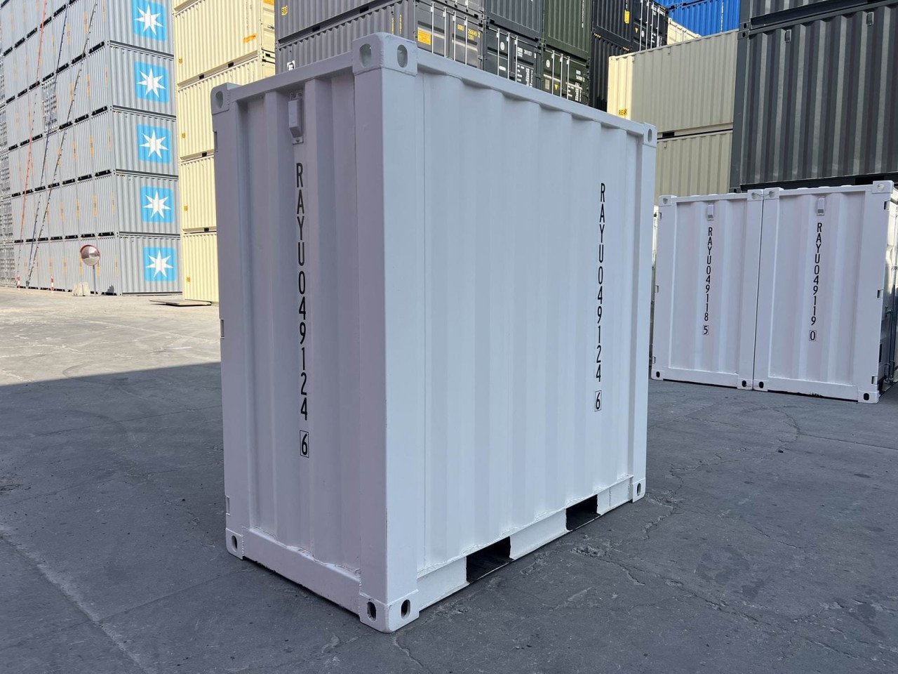 4fts opslagcontainer / bhv container / bouwcontainer wit