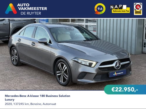Mercedes-Benz A-klasse - 180 Business Solution Luxury | Wit Leder | Sfeer