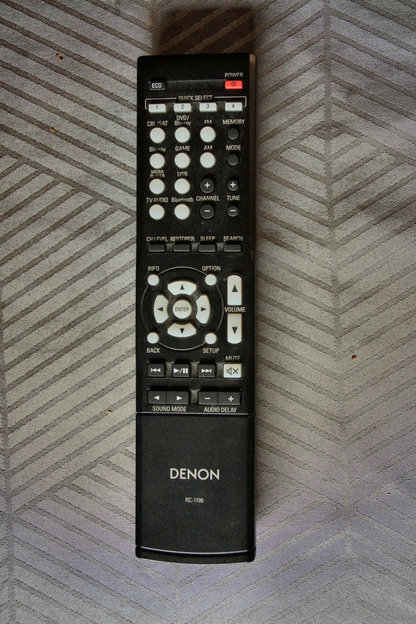 Denon AVR-X520BT receiver plus Denon Sys2020 audio