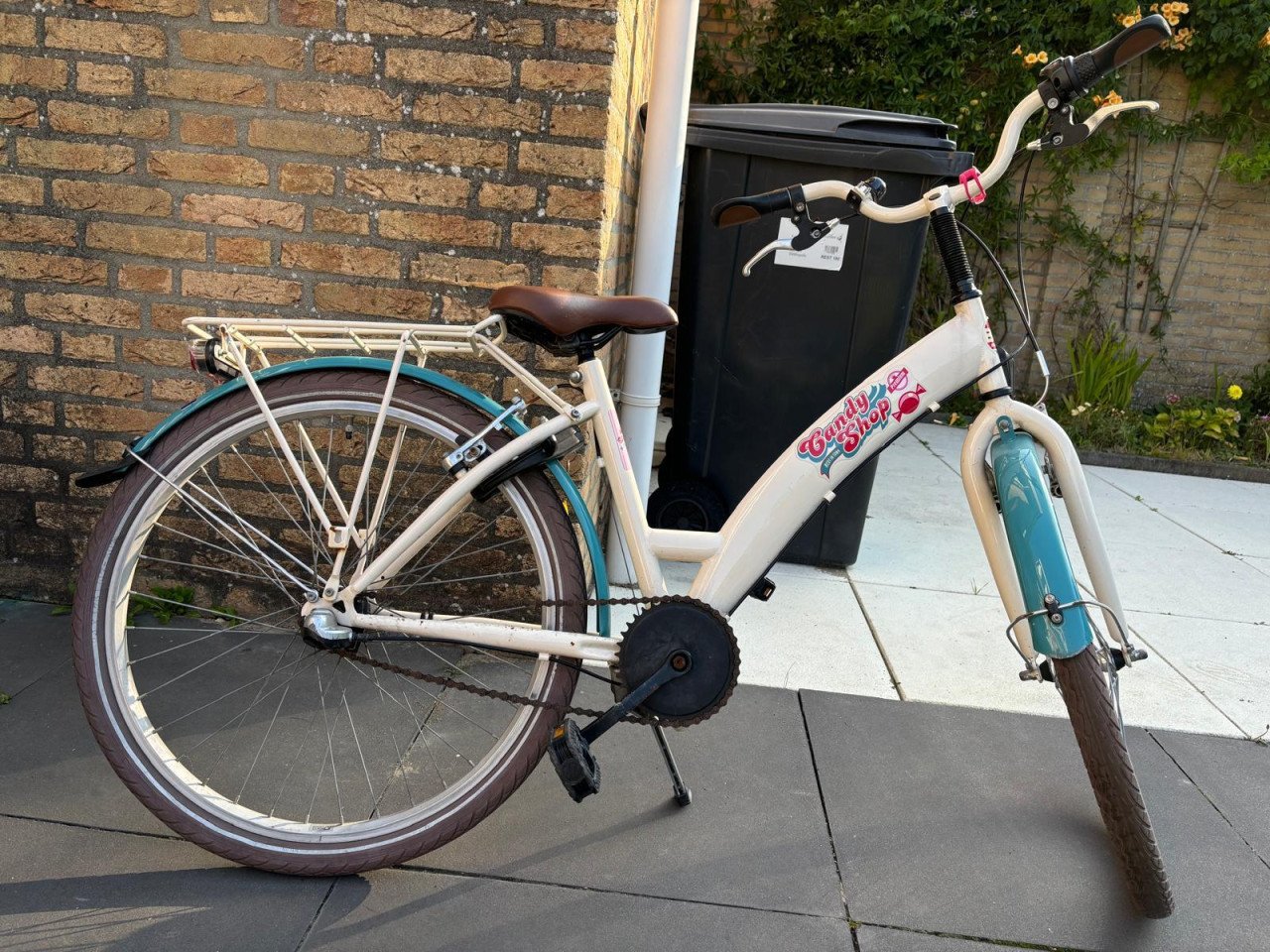 Vrolijke meisjesfiets