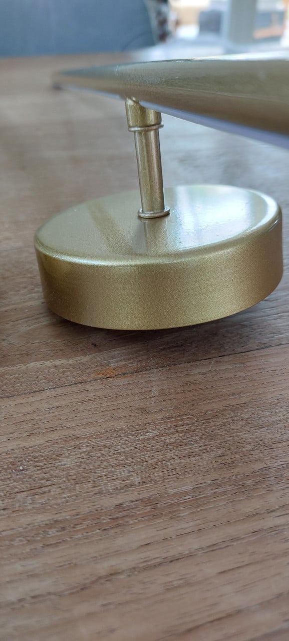 Goudkleurige wandlampen
