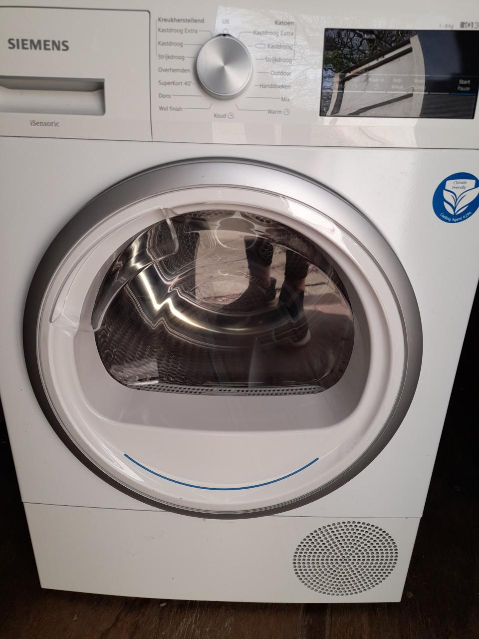 Siemens is een A++ warmtepompdroger (8kg) met autoDry technologie
