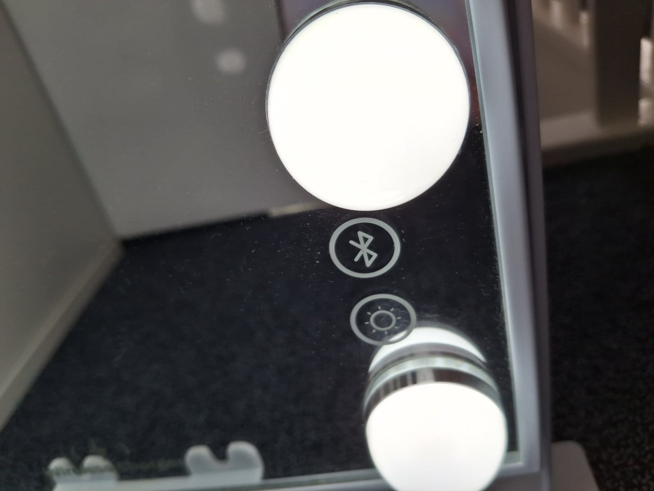 Make-up spiegel met verlichting & bluetooth