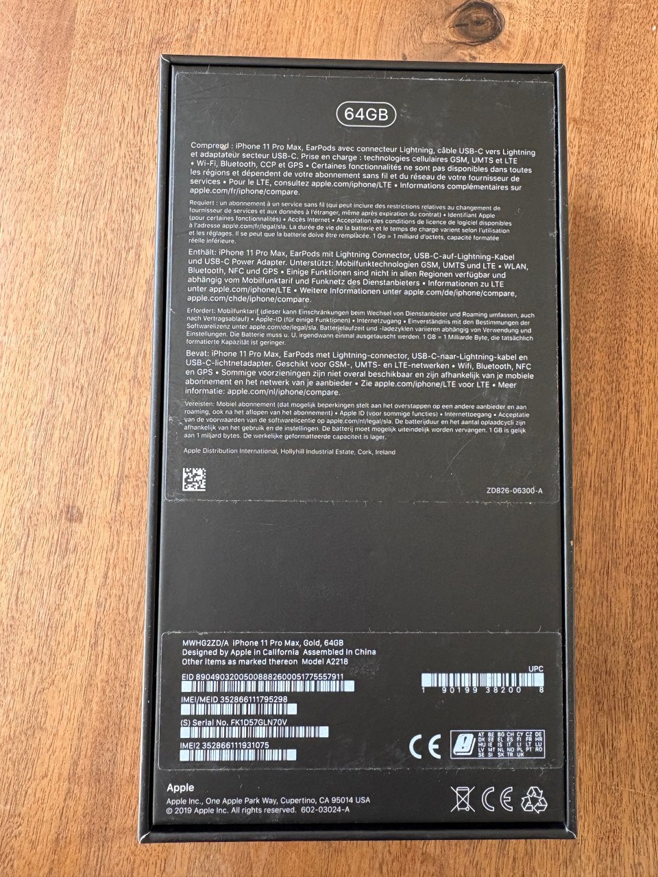 Iphone 11 pro max 64 gb rose gold