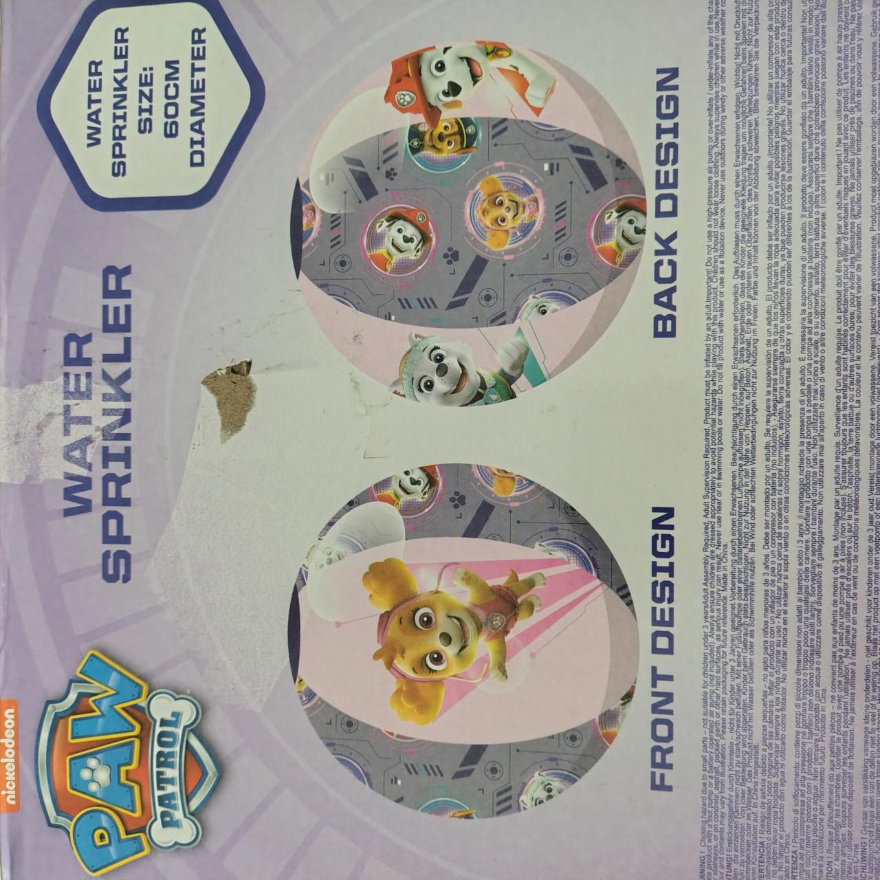 Paw Patrol Water Sprinkler