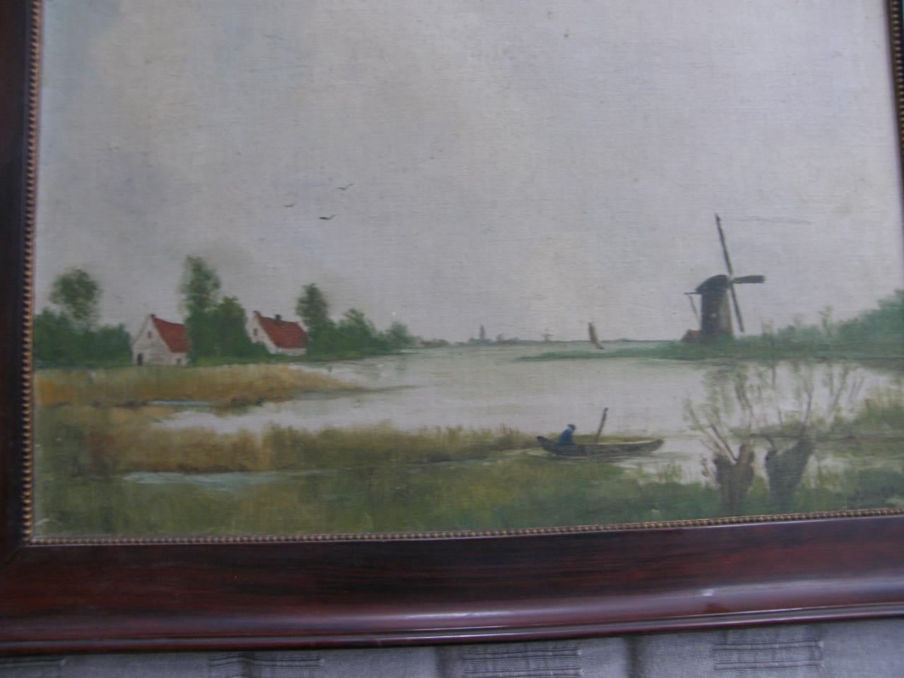 Olieverf schilderij