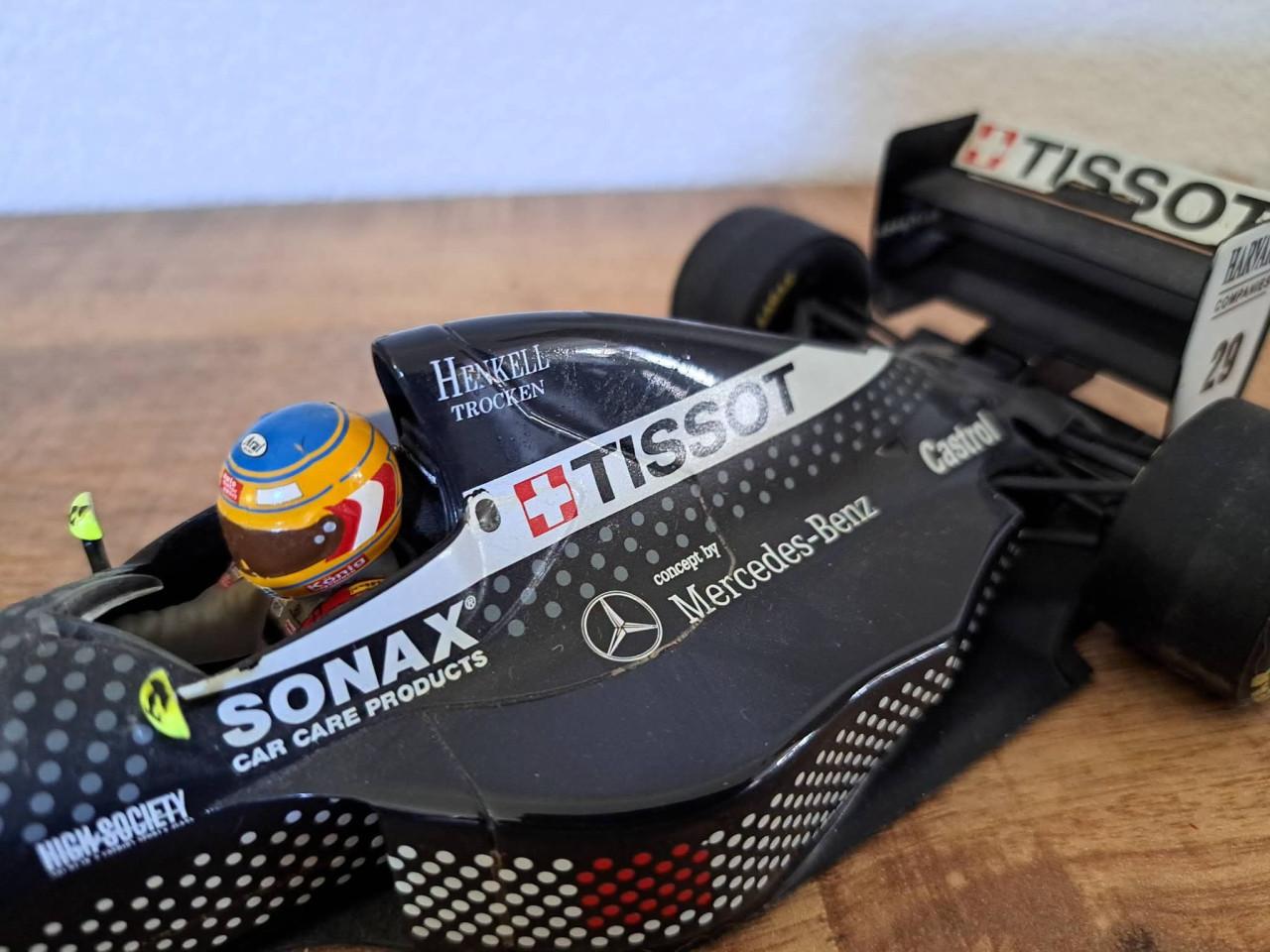 Sauber Mercedes C13 uit 1994,