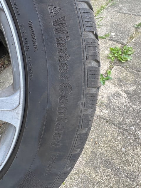 Winterbanden op stalen velg