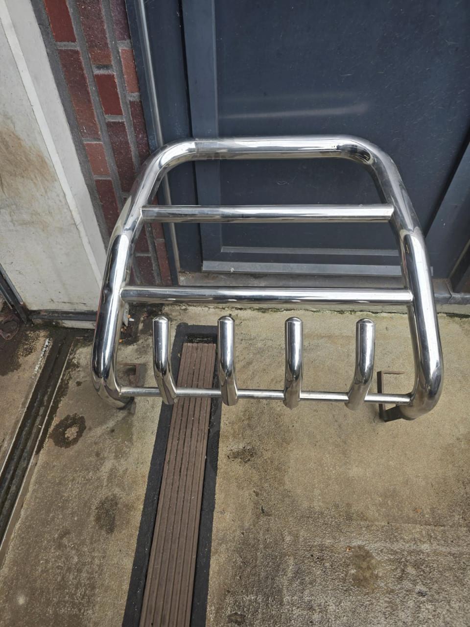 Chroom Bullbar voor een Dodge Ram