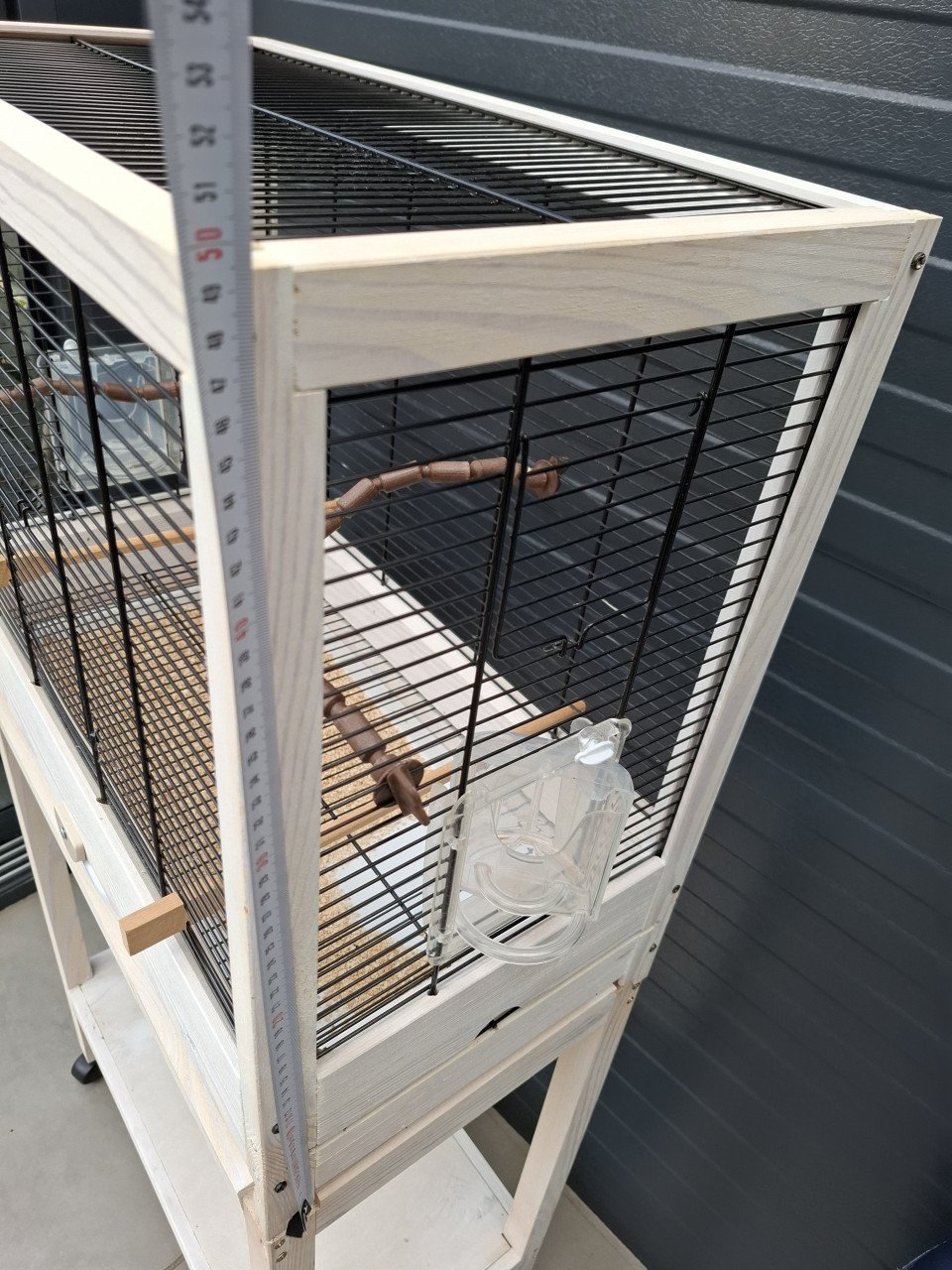 Ferplast vogelkooi met Onderste.