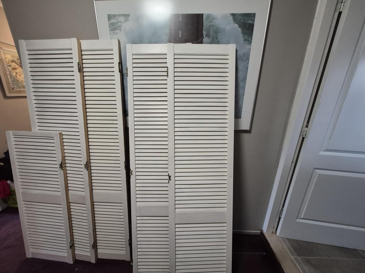 Louvredeuren 5 stuks