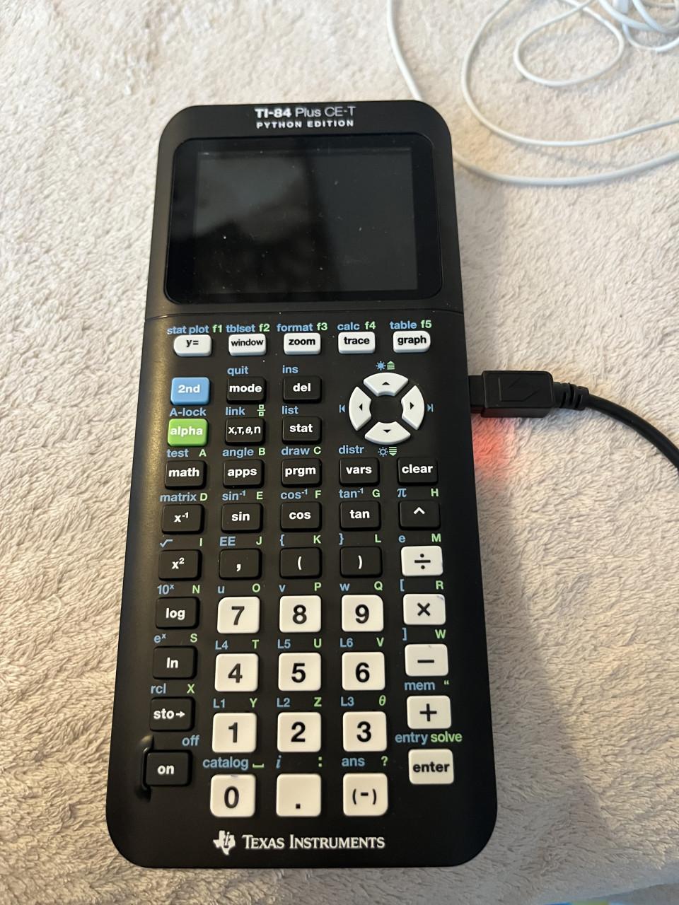 Grafische rekenmachine TI-84 Plus CE-T Python
