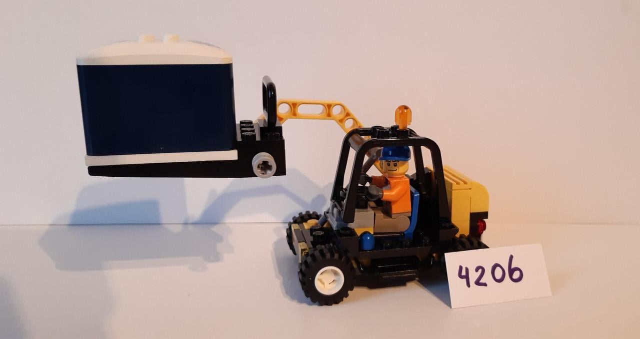 LEGO® City 4206:  Afvalverwerkingswagen + 3 minifiguren