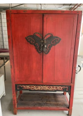 Antiek Chinees vlinderkast