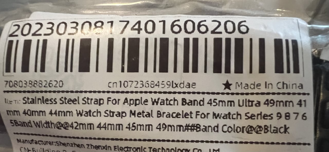 Apple horloge band