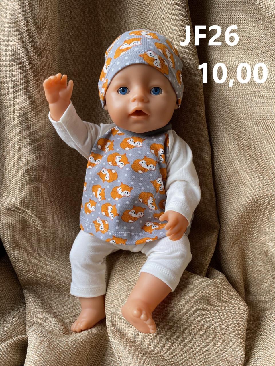 Poppenkleertjes baby born. 3-deligeset. Opbrengst KiKa.