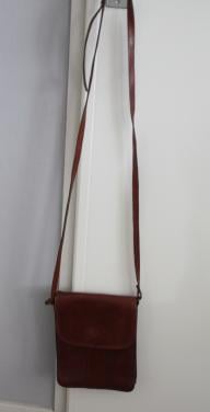 Rood bruin schouder tasje merk my lady