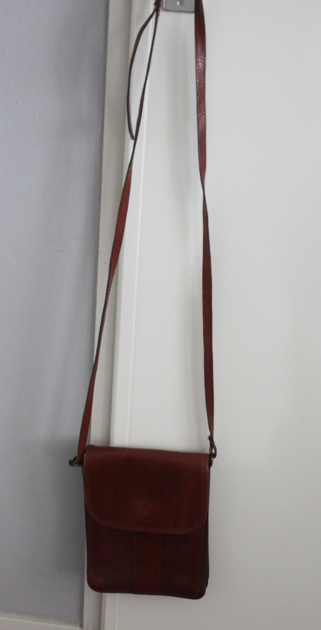 Rood bruin schouder tasje merk my lady