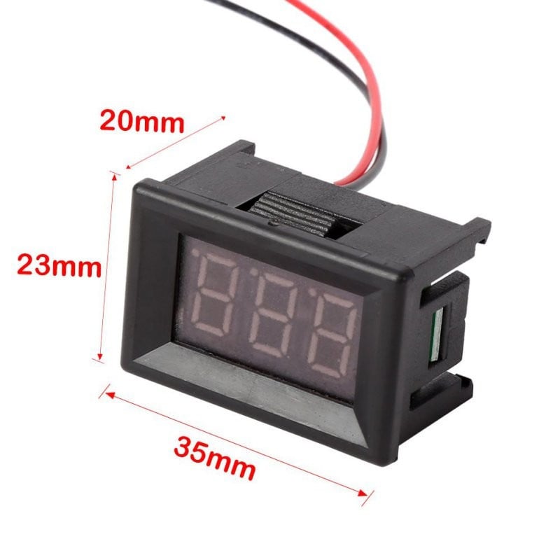 Voltmeter Blauw   NIEUW