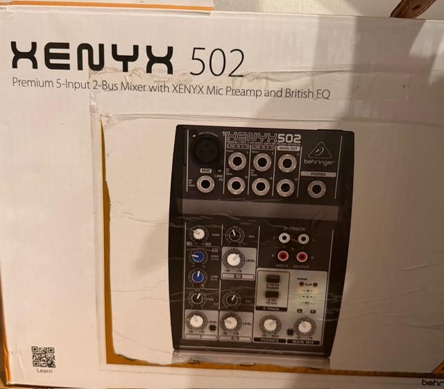 Kleine studio mixer XENYX 502