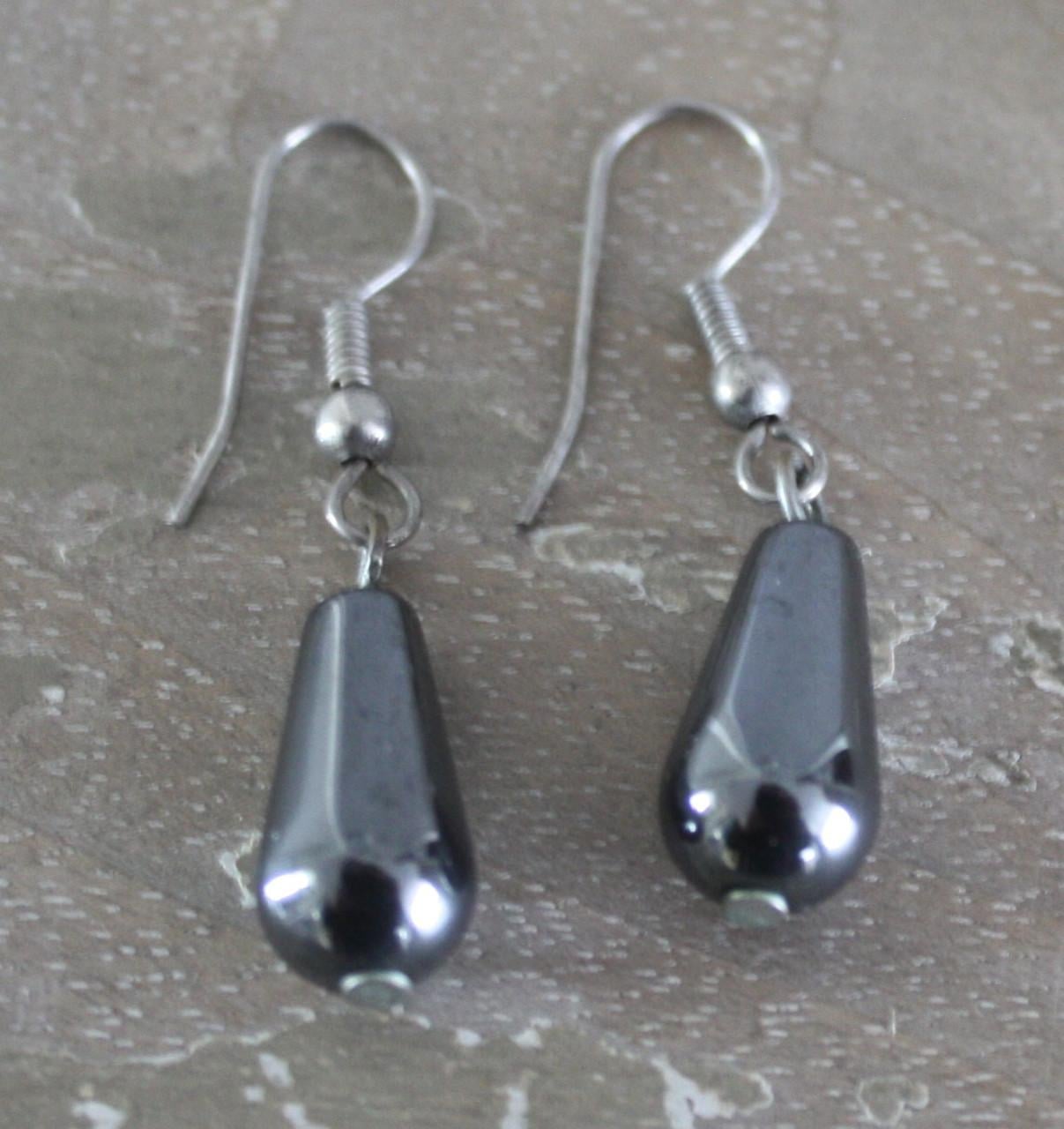 Zilverkleurige oorhangers metalen  hanger