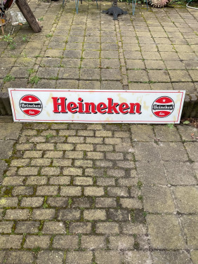 Vintage reclamebord Heineken