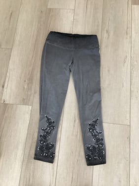 Nieuwe legging met steentjes en  pareltjes heine maat xl